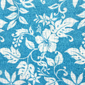 Tropical Fabric, Hawaiian Summer in Turquoise, By the Half or Full Yard