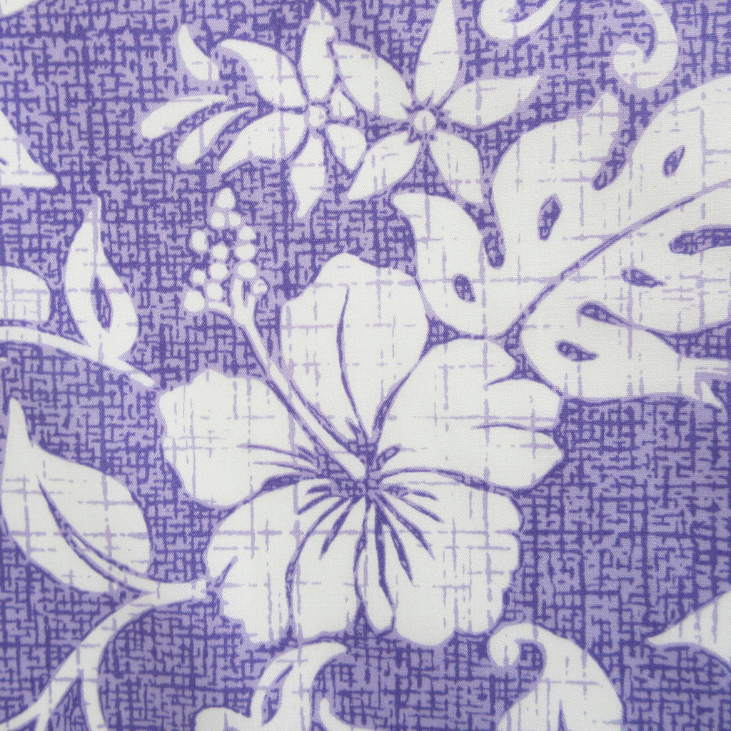 Tropical Fabric, Hawaiian Summer on Lavender, By the Half or Full Yard