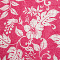 Tropical Fabric, Hawaiian Summer on Pink, By the Half or Full Yard
