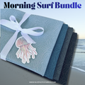 Fabric BUNDLE, Morning Surf Half Yard Bundle, Ocean Blue Fabrics, Dear Stella Crimp