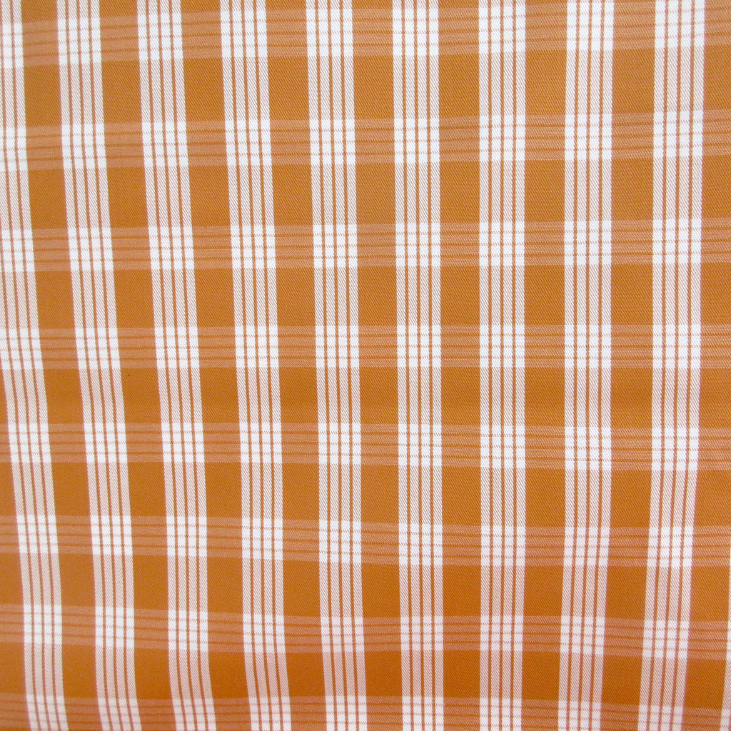 Fabric, Yarn Dyed Palaka Hawaiian Plaid in Harvest Gold, 100% Cotton Woven, By the Half or Full Yard