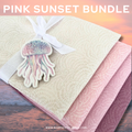 Fabric BUNDLE, Pink Sunset Half Yard Bundle, Dear Stella Crimp