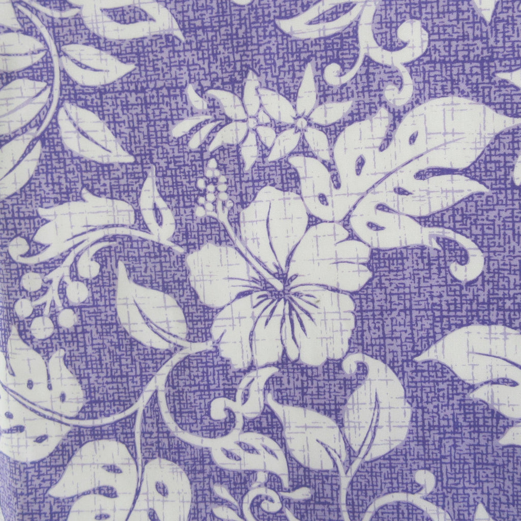 Tropical Fabric, Hawaiian Summer on Lavender, By the Half or Full Yard