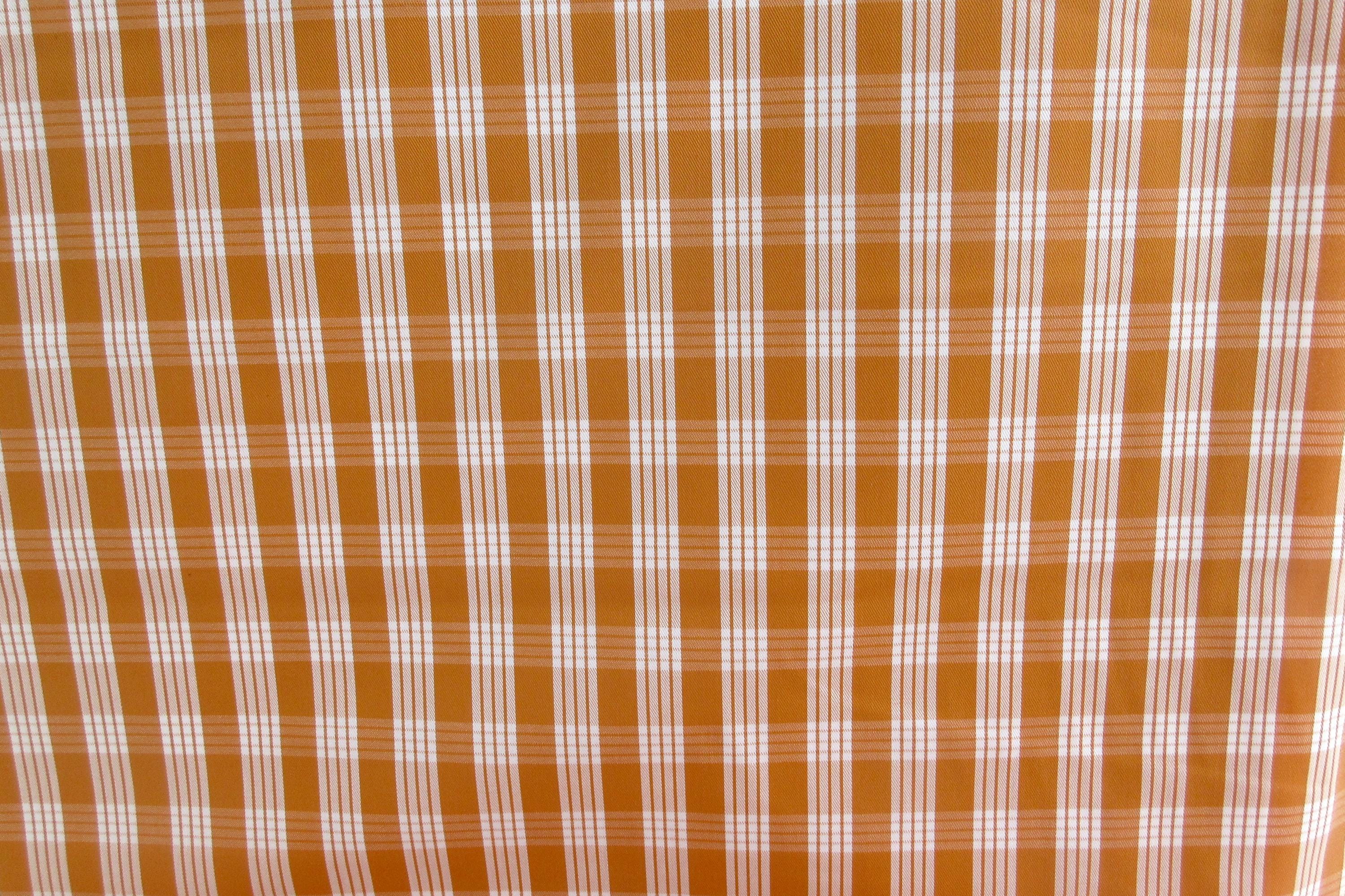 Fabric, Yarn Dyed Palaka Hawaiian Plaid in Harvest Gold, 100% Cotton Woven, By the Half or Full Yard