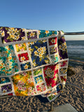 Hawaiian Quilt Kit, Aloha Island Quilt in Large Throw Size, A Blue Pacific Fabrics Exclusive