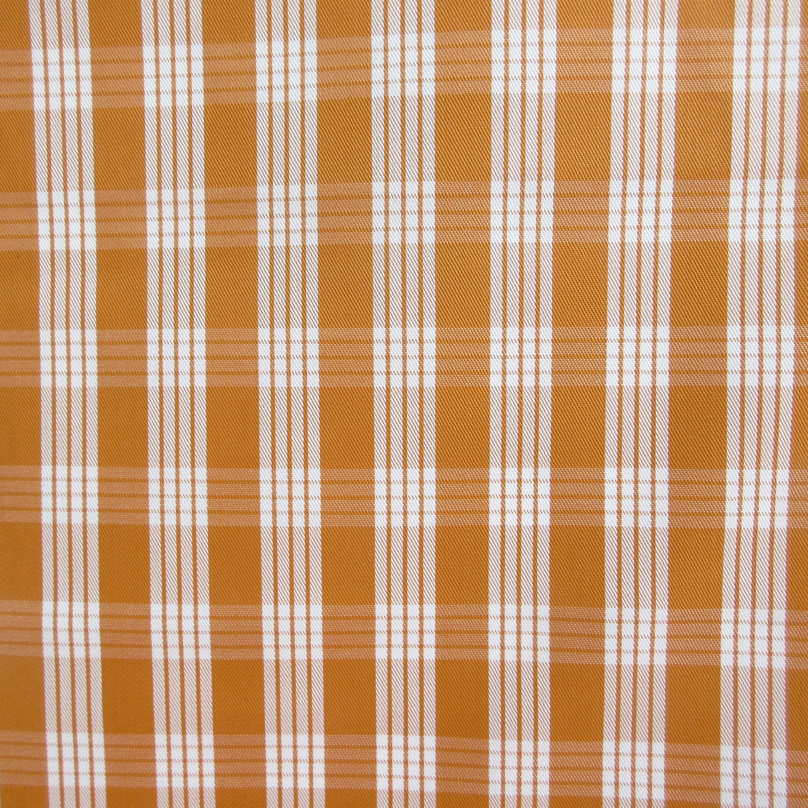 Fabric, Yarn Dyed Palaka Hawaiian Plaid in Harvest Gold, 100% Cotton Woven, By the Half or Full Yard
