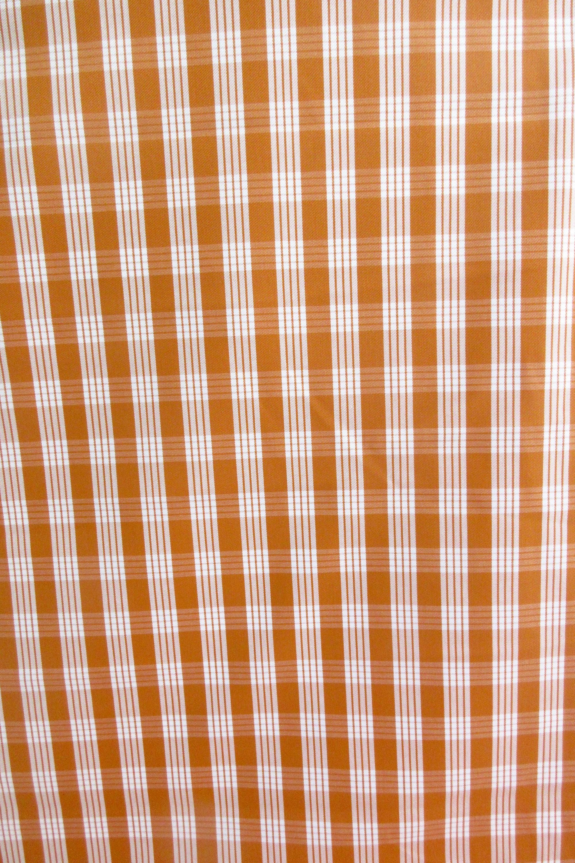 Fabric, Yarn Dyed Palaka Hawaiian Plaid in Harvest Gold, 100% Cotton Woven, By the Half or Full Yard