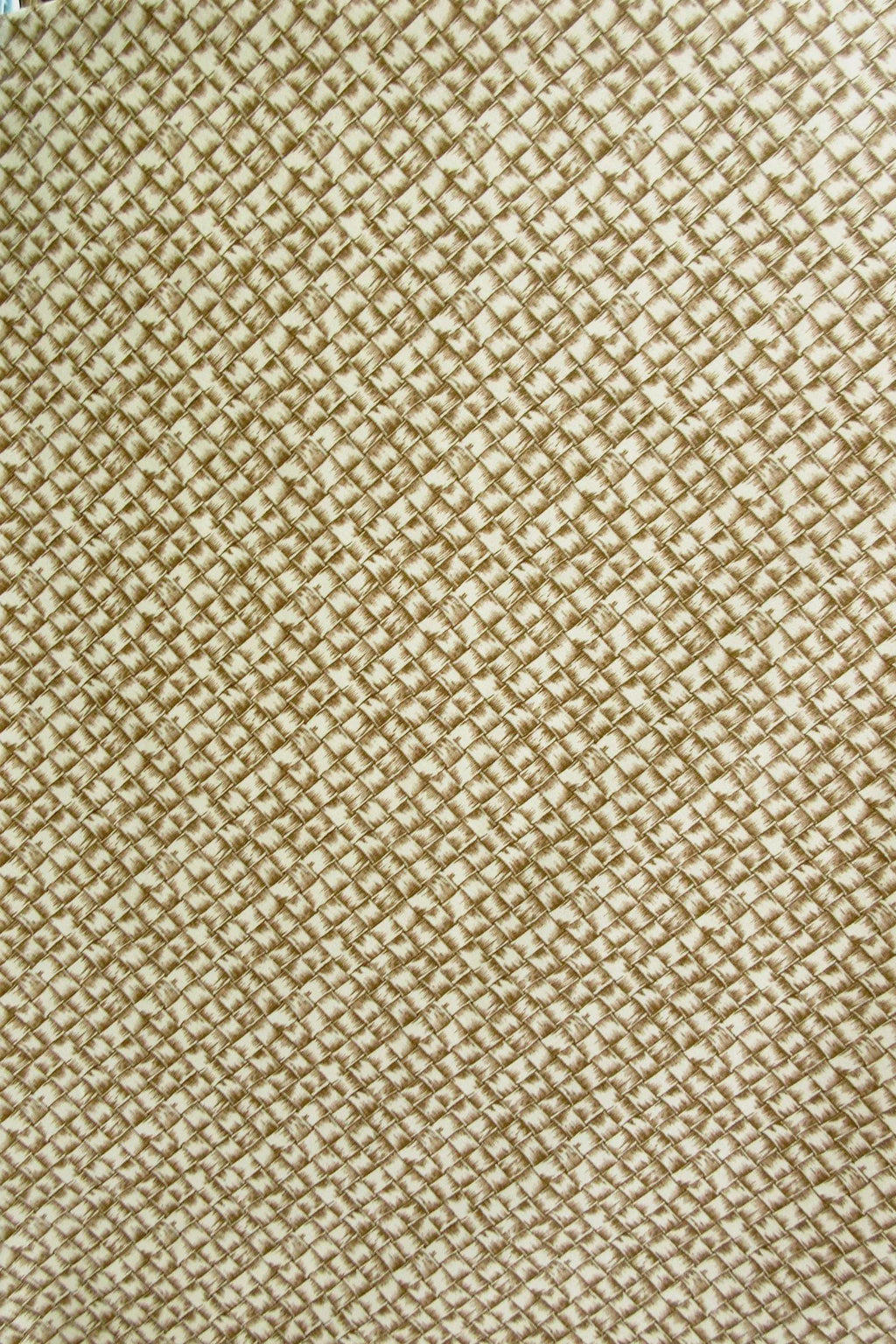 BARKCLOTH Fabric, Luau Lauhala Rattan Print in Suntan, Tropical Hawaiian, By the Yard