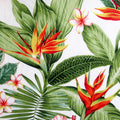 Fabric, Tropical Blossom Paradise on Cream, Hawaiian Floral, By the Yard