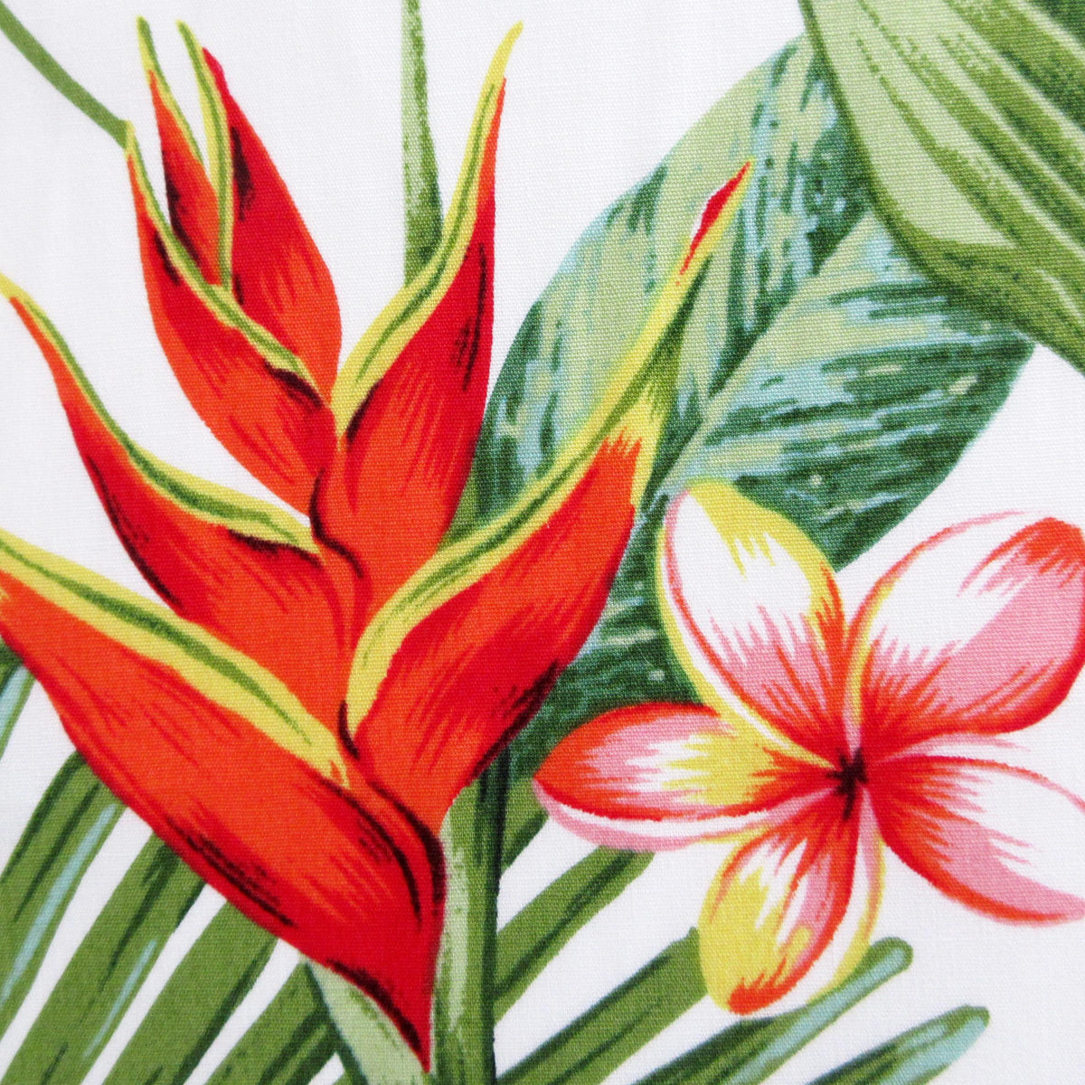 Fabric, Tropical Blossom Paradise on Cream, Hawaiian Floral, By the Yard