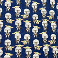 Mandalorian Fabric, Mando and Grogu on Blue by Camelot Fabrics, By the Half and Full Yard