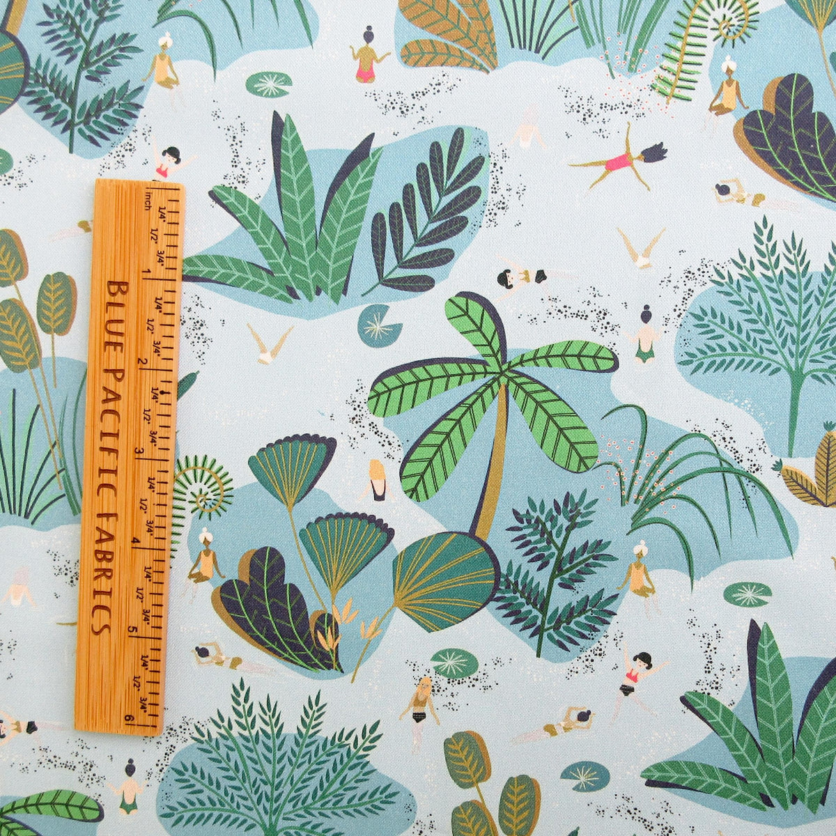 Lazy River Fabric, Suns Out, Pineapple Crush by Dear Stella, By the Half or Full Yard