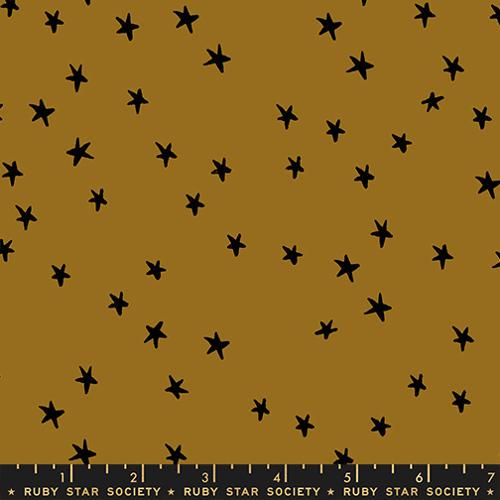 Star Fabric, New Starry in Suede Color by Ruby Star Society, By the Half or Full Yard