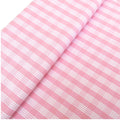 Fabric, Baby Pink Yarn Dyed Palaka Hawaiian Plaid, 100% Cotton Woven, By the Half or Full Yard