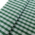 Fabric, Green UH Palaka Yarn Dyed Hawaiian Plaid, 100% Cotton Woven By the Half and Full Yard