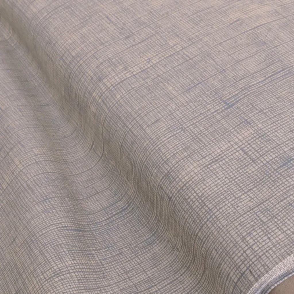 Fabric, Heath in Taupe by Alexander Henry, Cross Hatch Blender, By the Half or Full Yard