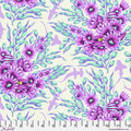 Tula Pink Fabric, Shadow Sharks Ultraviolet, Floral Reef Collection, By the Half or Full Yard