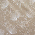 Fabric, Big Lehua Blooms on Tan, Large Scale Tropical Hawaiian, By the Half or Full Yard