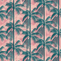 CANVAS Fabric, Palm Trees on Plum, Poolside Too Cotton Linen CANVAS by Ruby Star Society, By the Half or Full Yard