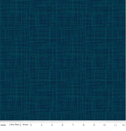 Fabric, Warm Navy Blue, Grasscloth Cotton by Riley Blake, By the Half or Full Yard
