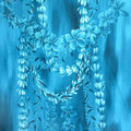 Hawaii Fabric, Leis of Lanai on Ocean Blue, By the Half or Full Yard