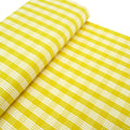 Fabric, Yellow Palaka, Yarn Dyed Hawaiian Plaid, 100% Cotton Woven, By the Half or Full Yard