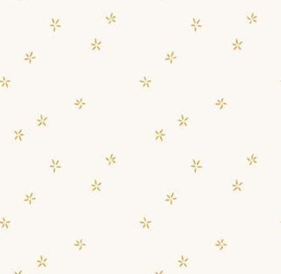 Fabric, Plumeria on Cream, Hush Hush 5 by Riley Blake, Low Volume, By the Half or Full Yard