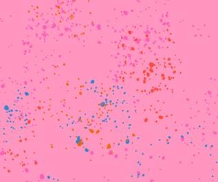 Fabric, Speckled in Flamingo by Ruby Star Society, By the Half or Full Yard