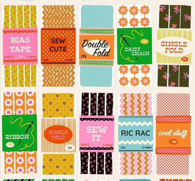Sewing Fabric, 1-800-Notions on Shell by Ruby Star Society, By the Half or Full Yard