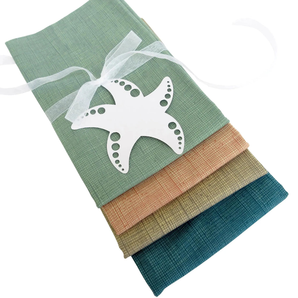 Fabric BUNDLE, Misty Morning Seashore Half Yard Bundle, OOP Alexander Henry Heath Fabrics