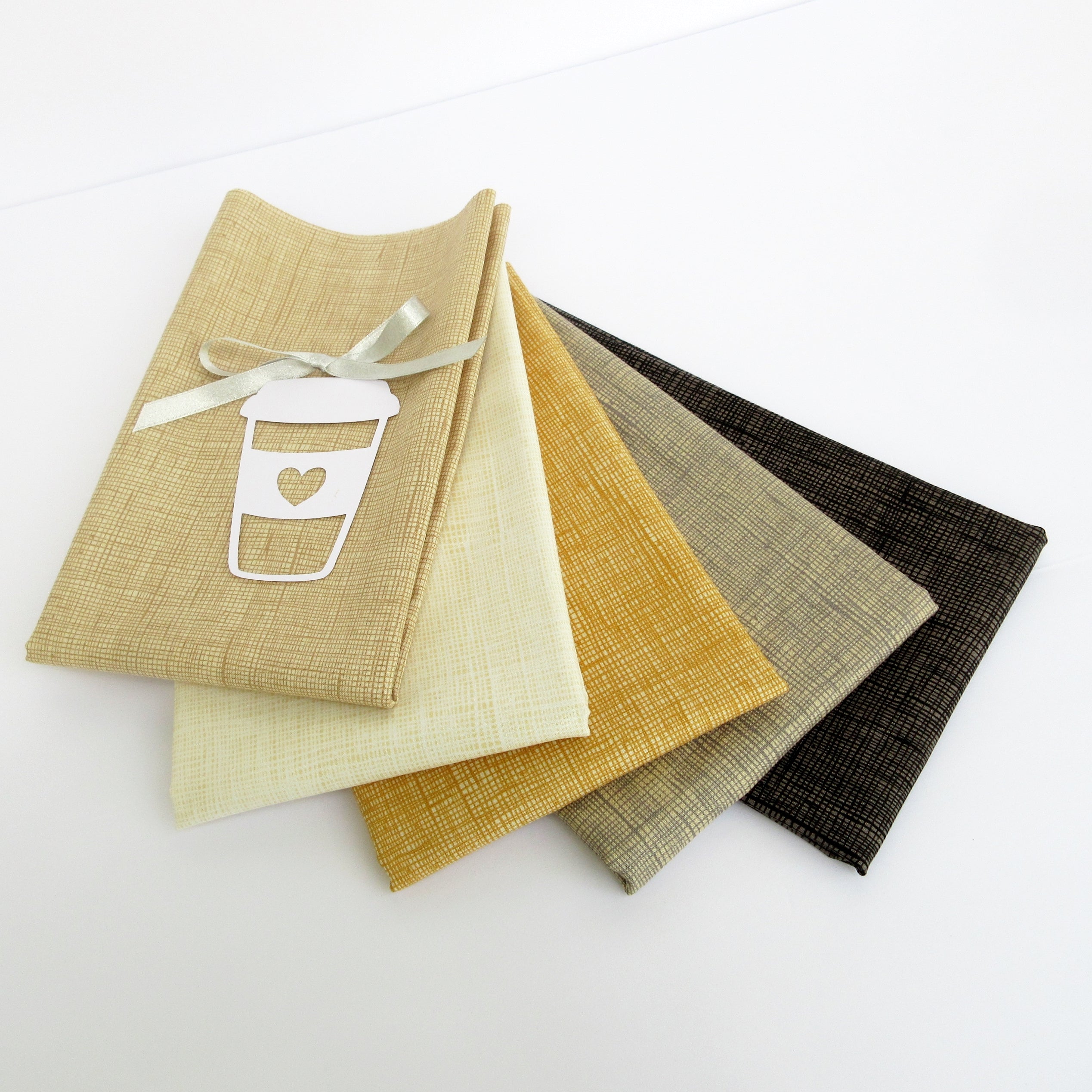 Fabric BUNDLE, Coffeehouse  Half Yard Bundle, OOP Alexander Henry Heath Fabrics